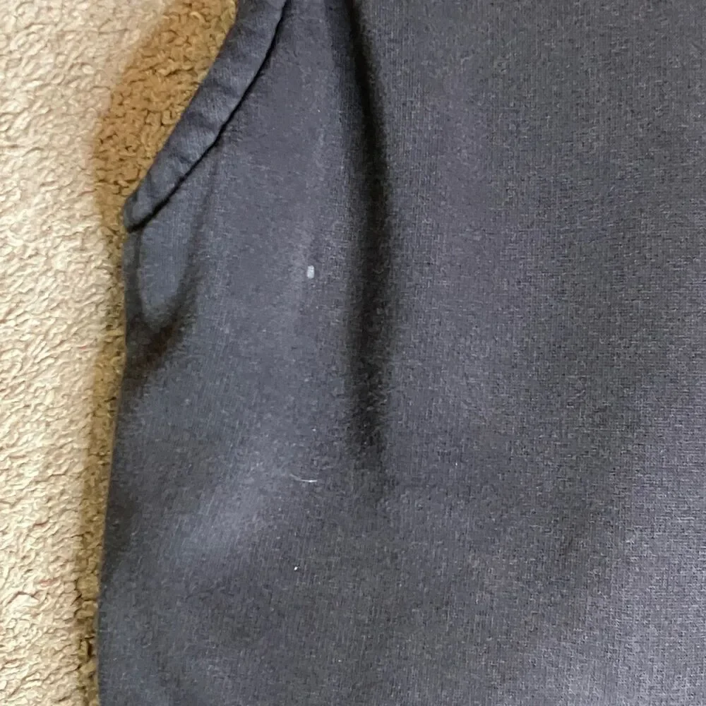 Kani Gold Men’s Full Zip Black/Dark Gray Fleece Vest Fall Cold Weather Size 2XL